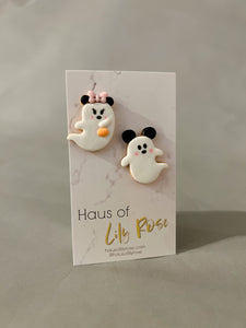 Halloween Mouse Cookie Earrings